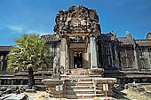 Angkor Wat temple, the fourth enclosure, the west gopura 